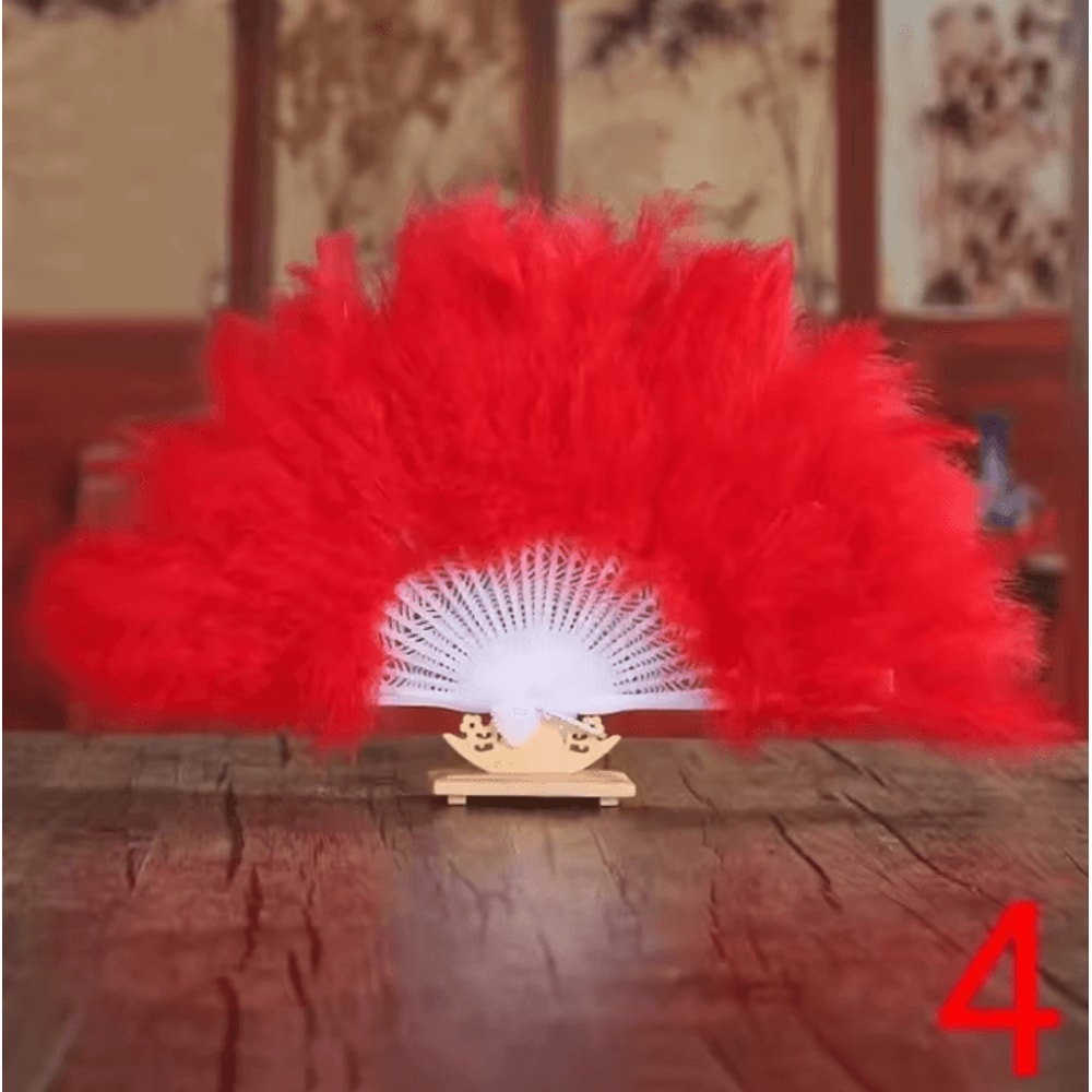 Soft Fluffy Flared Hand Accessory Burlesque Wedding Fancy Party Glove Fashion Accessory 5