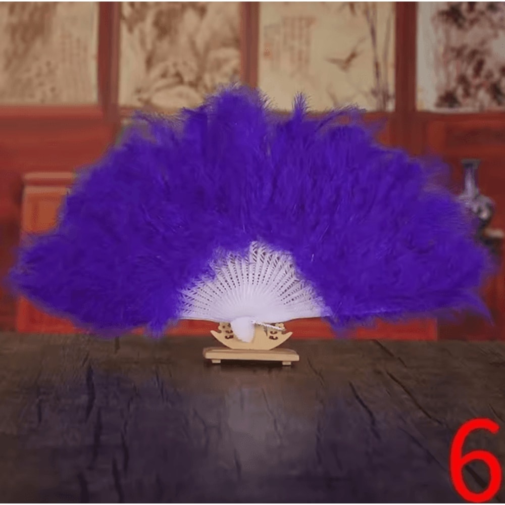 Soft Fluffy Flared Hand Accessory Burlesque Wedding Fancy Party Glove Fashion Accessory 7