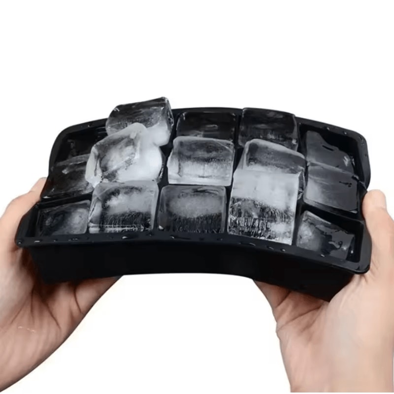 15Grid Silicone Ice Cube Mold Large Durable Ice Block Maker For Bar Pub Home 1