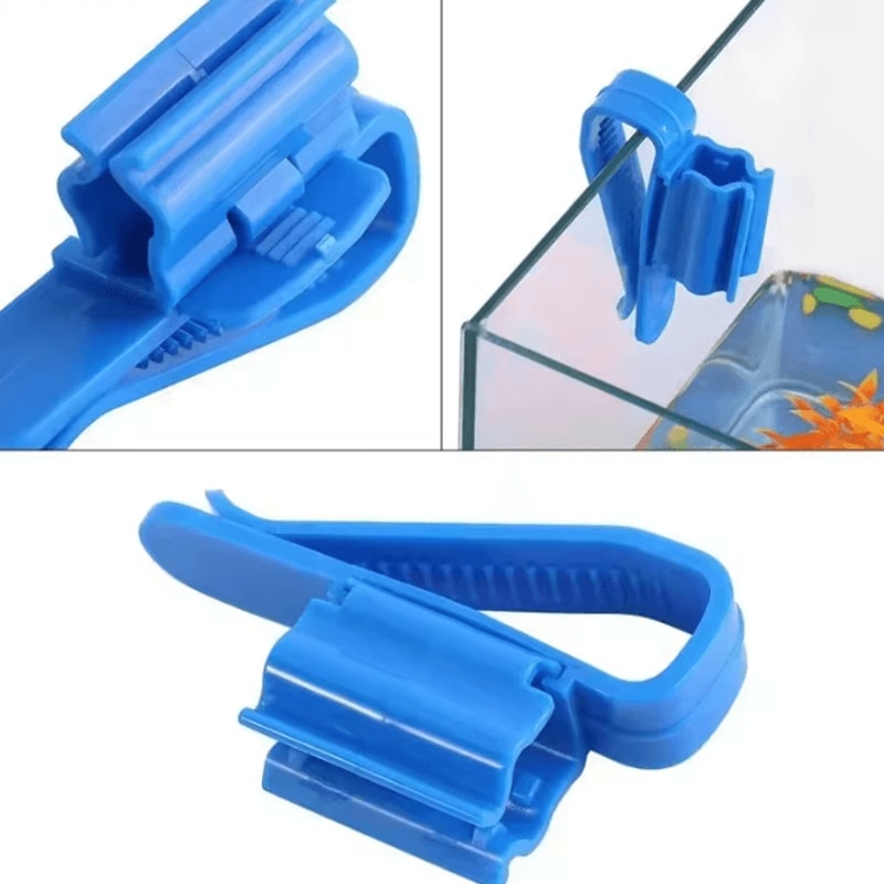 Aquarium Filtration Pipe Holder Flow Control Clamp Syphon Tube Clip For Fish Tank Home Brew Buck 4