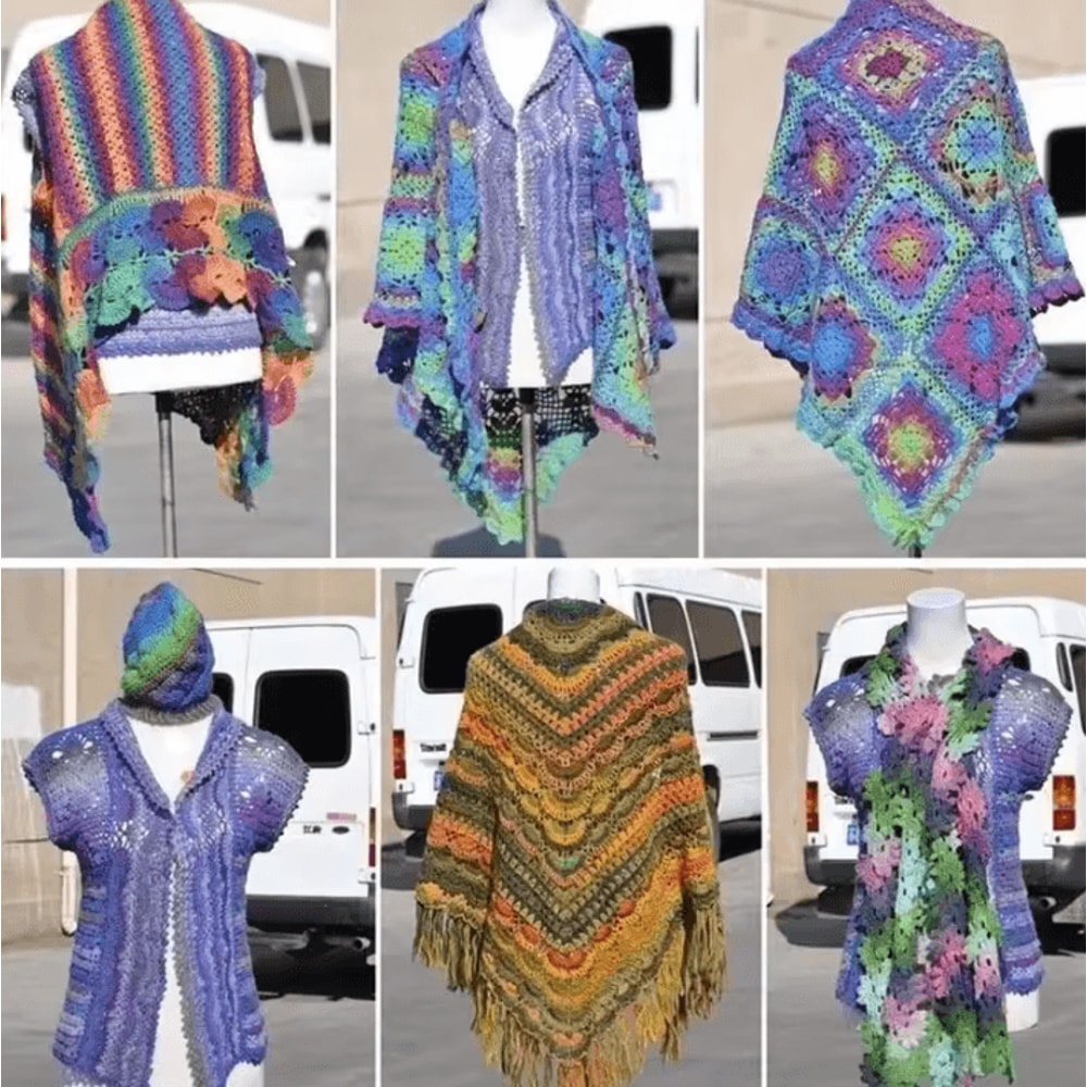 Rainbow Soft Fine Wool Yarn 50 G Crochet Knitting Fancy Colorful Yarn Ball 4