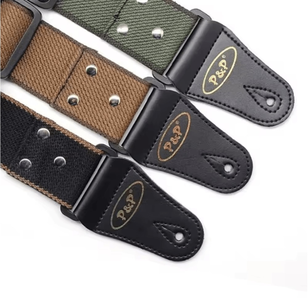 Adjustable Pure Cotton Guitar Strap Comfortable Accessory For Guitar Bass 2