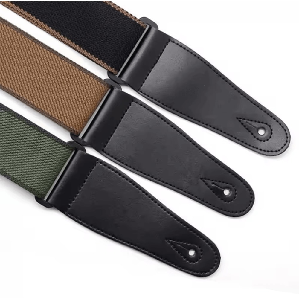 Adjustable Pure Cotton Guitar Strap Comfortable Accessory For Guitar Bass 3