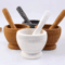 Resin Mortar And Pestle Set Herb Garlic Spice Grinding Crusher For Kitchen Tools 0