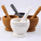 Resin Mortar And Pestle Set Herb Garlic Spice Grinding Crusher For Kitchen Tools 0