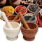 Resin Mortar And Pestle Set Herb Garlic Spice Grinding Crusher For Kitchen Tools 2