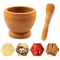 Resin Mortar And Pestle Set Herb Garlic Spice Grinding Crusher For Kitchen Tools 3