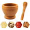 Resin Mortar And Pestle Set Herb Garlic Spice Grinding Crusher For Kitchen Tools 3