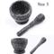 Resin Mortar And Pestle Set Herb Garlic Spice Grinding Crusher For Kitchen Tools 8