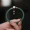 2Piece Natural Jade Bangle Bracelet Set Chinese Style Womens Charm Wedding Gift Jewelry 0
