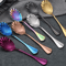Shell Shape Stainless Steel Spoon With Long Handle Dessert Ice Cream Kitchen Accessories 1