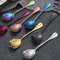 Shell Shape Stainless Steel Spoon With Long Handle Dessert Ice Cream Kitchen Accessories 2