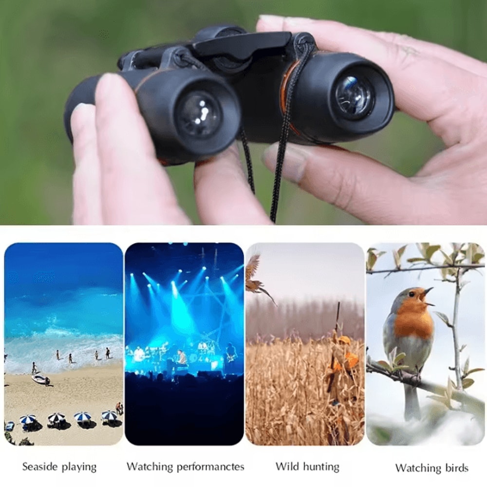 30 By 60 High Power HD Outdoor Telescope Binoculars Night Vision Portable Travel Optics 1