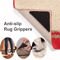 4Piece Silicone AntiSlip Carpet Clip Set Grip Corner Mats For Home Bathroom 3