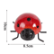 Set Of 4 Metal Garden Wall Art Ladybugs Outdoor Decorative Wall Sculptures 5