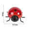 Set Of 4 Metal Garden Wall Art Ladybugs Outdoor Decorative Wall Sculptures 5