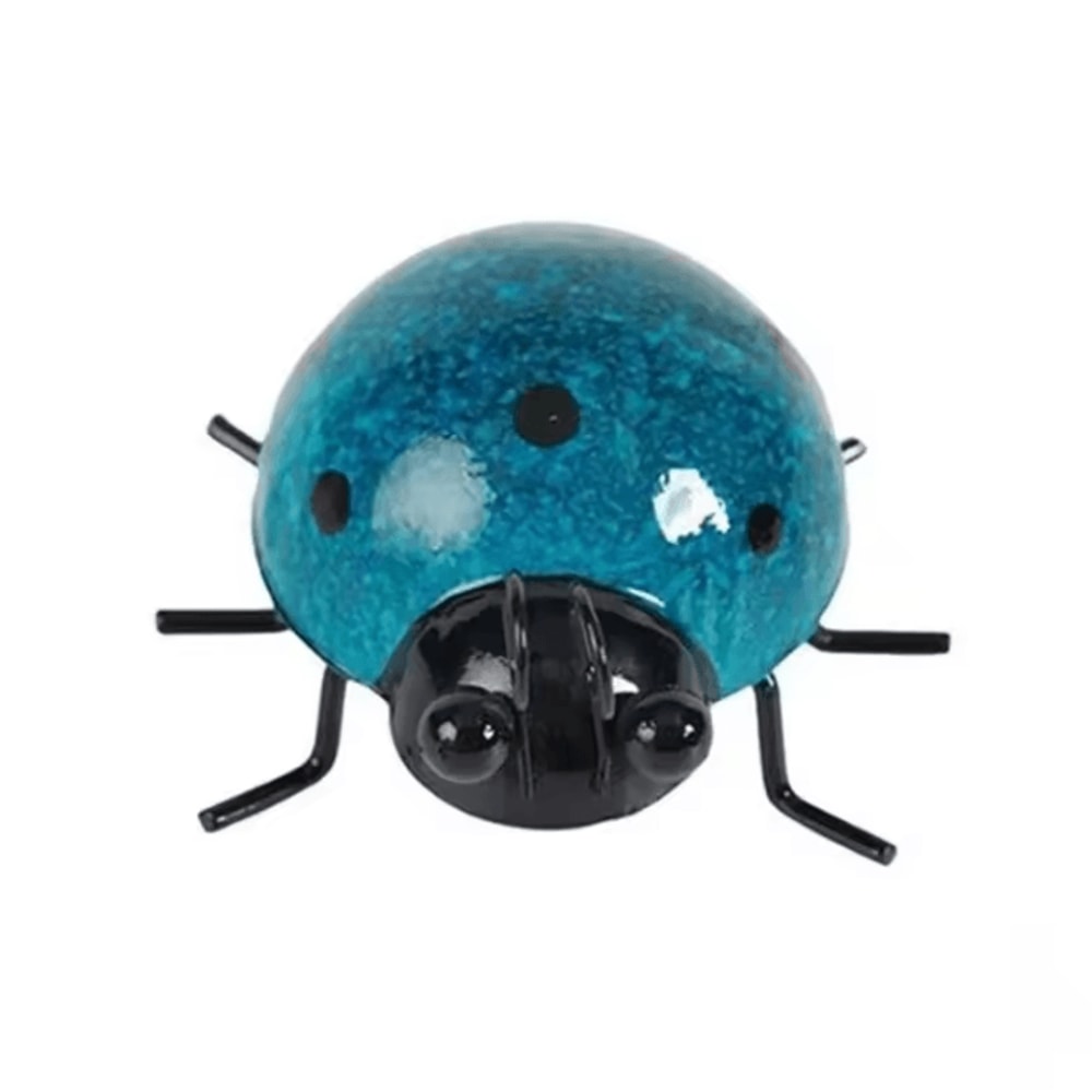 Set Of 4 Metal Garden Wall Art Ladybugs Outdoor Decorative Wall Sculptures 6