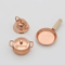 3Piece 1 Is To 12 Dollhouse Miniature Cookware Set Frying Pan Pot Kettle Accessories 4