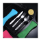 Stainless Steel Outdoor Camping Tableware Set Portable Knife Fork Spoon With Cloth Bag 37 Pcs 4