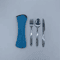 Stainless Steel Outdoor Camping Tableware Set Portable Knife Fork Spoon With Cloth Bag 37 Pcs 5