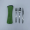 Stainless Steel Outdoor Camping Tableware Set Portable Knife Fork Spoon With Cloth Bag 37 Pcs 7