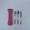 Stainless Steel Outdoor Camping Tableware Set Portable Knife Fork Spoon With Cloth Bag 37 Pcs 8