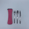 Stainless Steel Outdoor Camping Tableware Set Portable Knife Fork Spoon With Cloth Bag 37 Pcs 8