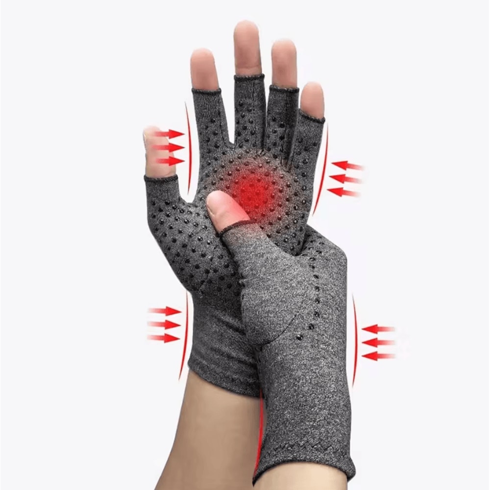 Compression Arthritis Gloves Wrist Support Brace Pain Relief AntiSlip Work Therapy Gloves 5