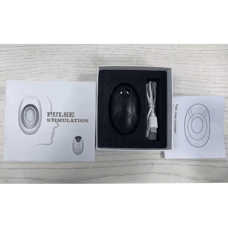 Handheld Micro Current Sleep Aid Device Intelligent Sleep Help Stress Relief Massager 8