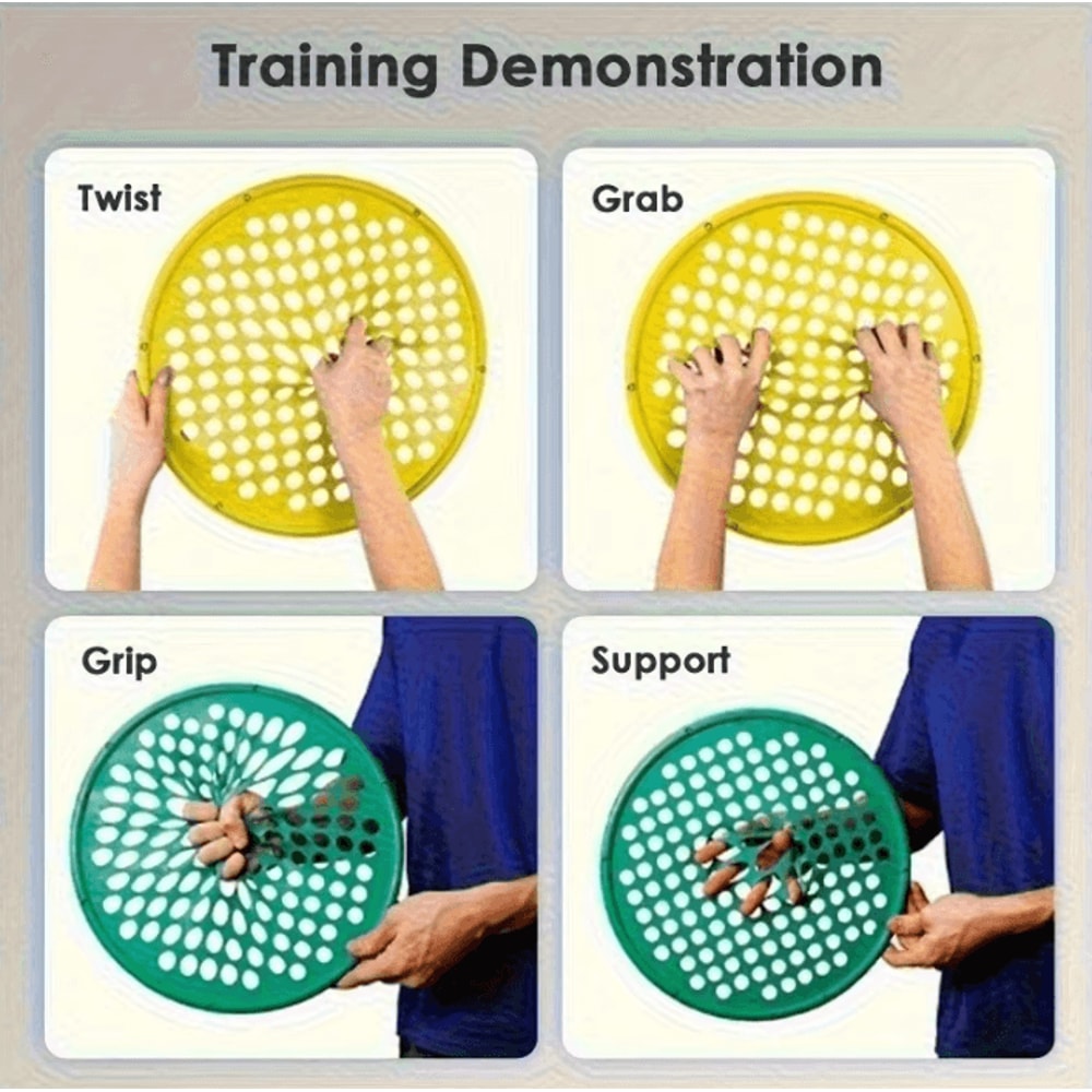 Portable Silicone Hand Exerciser Elastic Resistance Net For Home Training 7 Inches 2