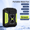 Portable USB Rechargeable Waist Clip Fan 5000mAh Outdoor Cooling Fan With Power Bank LED Light 7