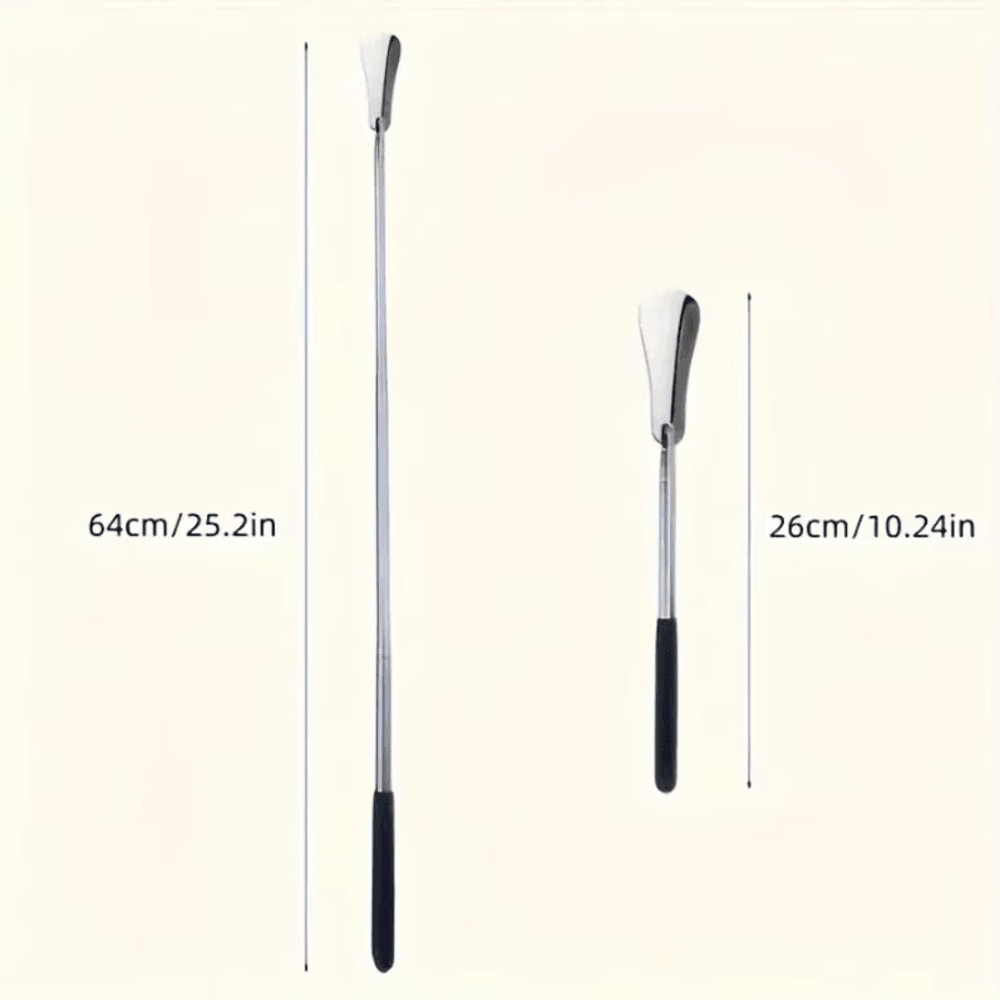 Adjustable Extendable Shoe Horn Telescopic Long Handle Shoe Helper For Men Women 5