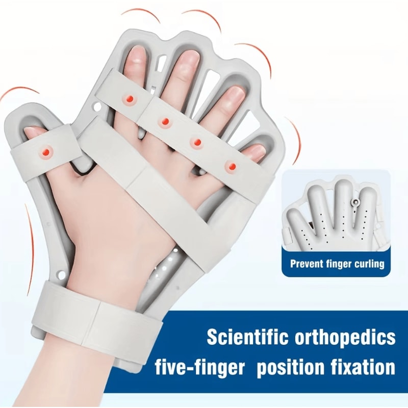 Adjustable Hand Splint Support Glove Fingerboard Strap For Finger Correction Protection 4