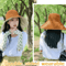 Wide Brim UPF 50 Sun Hat For Women Foldable AntiUV Beach Hiking Cap 21652362 In 3