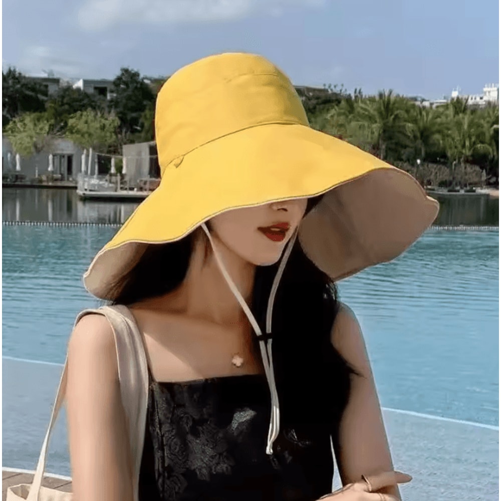 Wide Brim UPF 50 Sun Hat For Women Foldable AntiUV Beach Hiking Cap 21652362 In 6