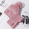 Plush Fur Lined Winter Warm Hat With Balaclava Cute Pompoms Coldproof Cap For Women 21652283 In 7
