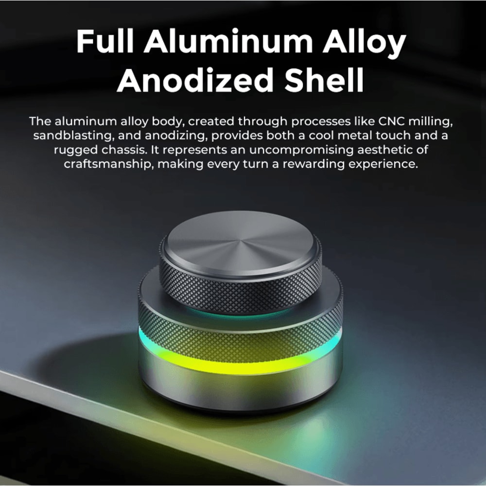 DualLayer Wireless Custom Keyboard With RGB Knob Volume Multimedia Control For Office And Creativ 1