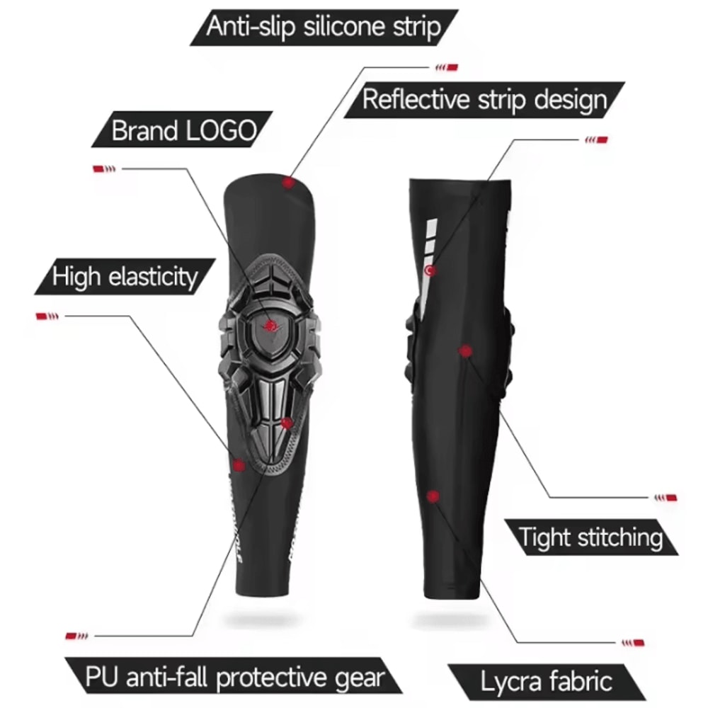 MOTOWOLF Summer Motorcycle Elbow Pads MTB Motocross Cycling Protection Gear 3