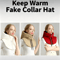 Ultralight Down Hooded Hat With Removable Neck Scarf Balaclava Cold Weather Headgear For Women 0