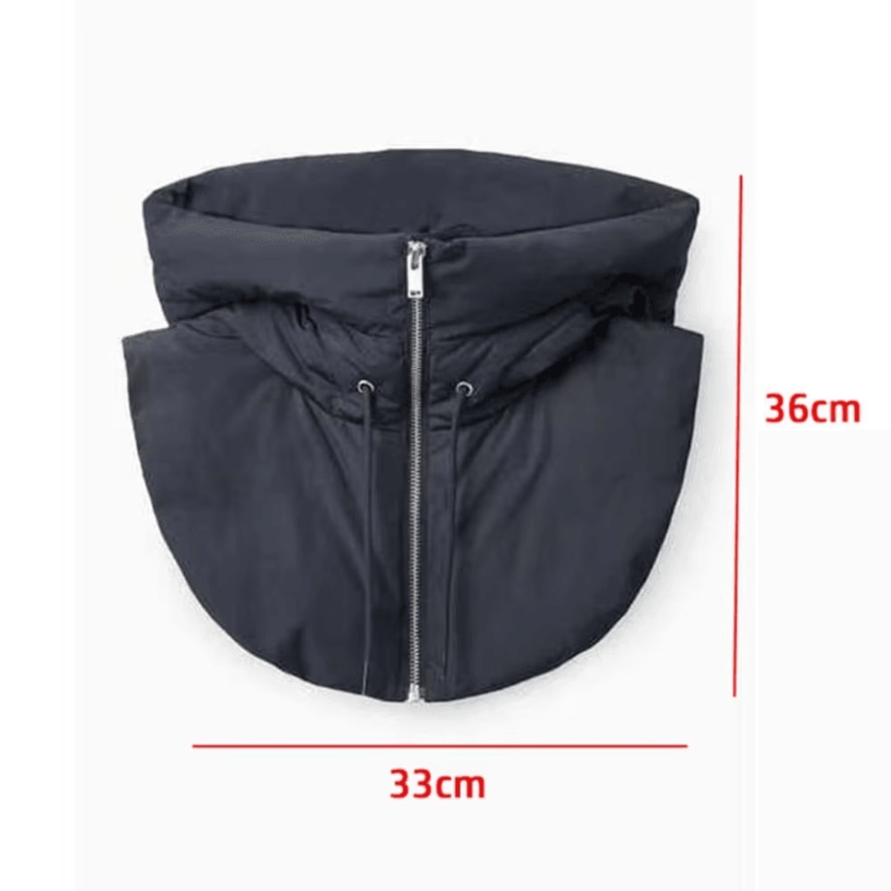 Ultralight Down Hooded Hat With Removable Neck Scarf Balaclava Cold Weather Headgear For Women 5