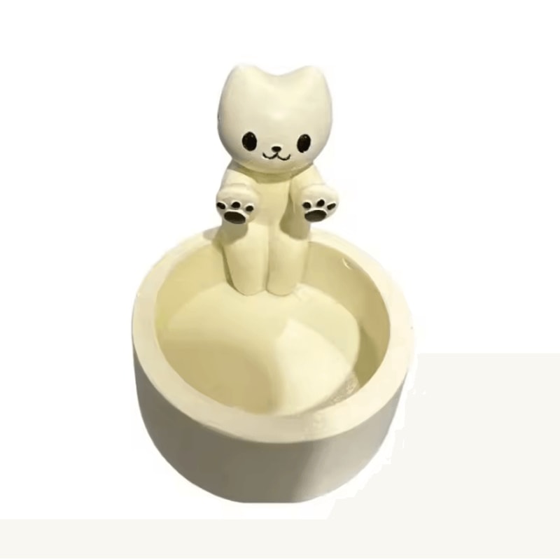 Cute Kitten Candle Holder Creative Aromatherapy Candlestick Decoration 6