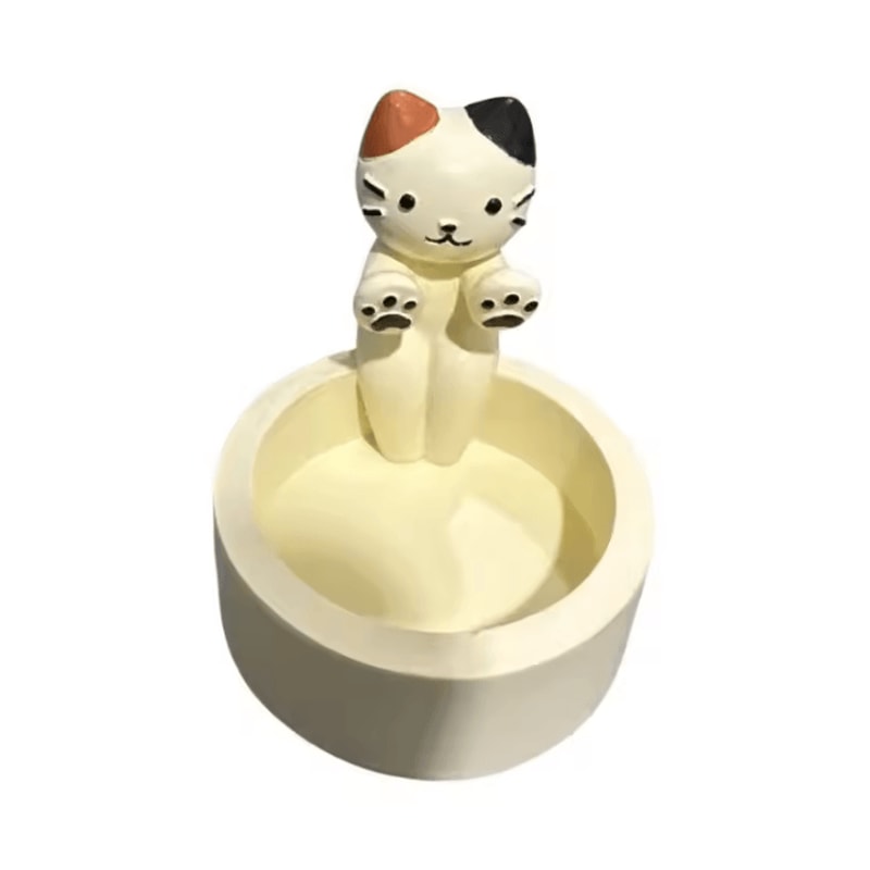 Cute Kitten Candle Holder Creative Aromatherapy Candlestick Decoration 7