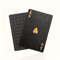 Cool Black Gold Waterproof Playing Cards Game Gift Deck For Christmas Halloween Thanksgiving 8