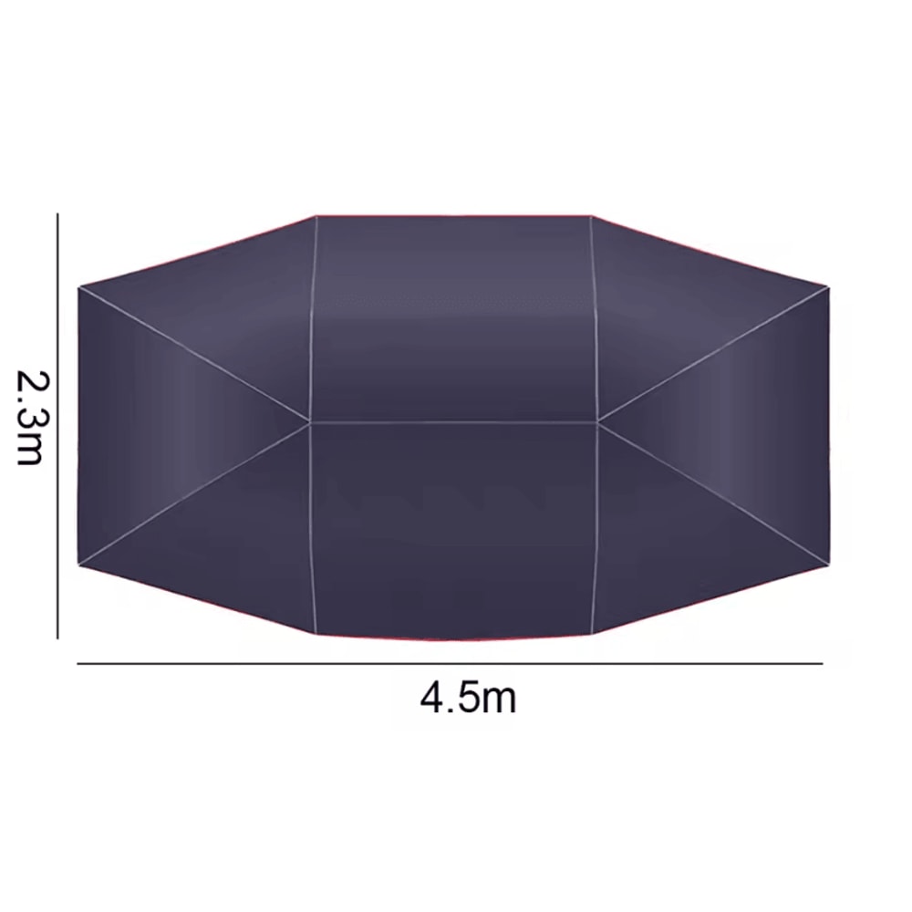 Folded Waterproof Car Umbrella Cover Portable Carport Tent For Outdoor Protection 6
