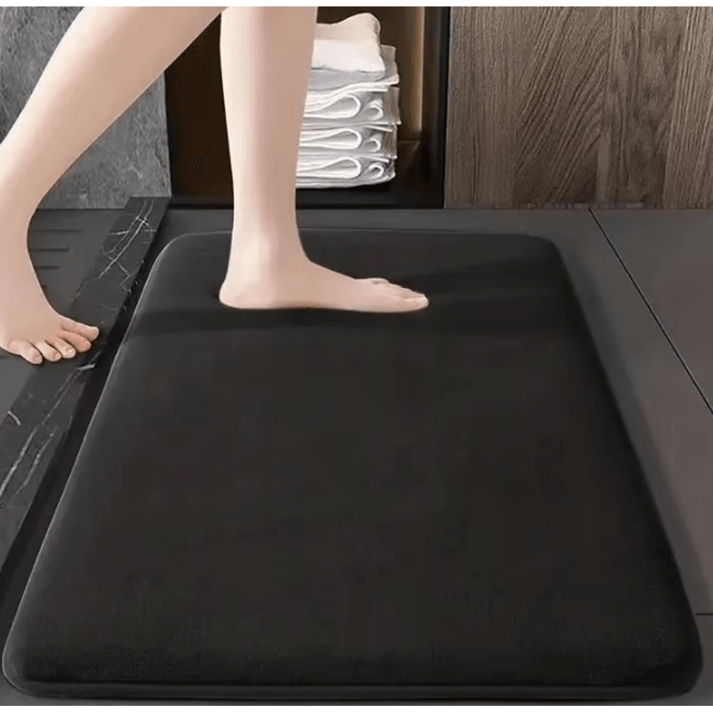 Absorbent Floor Mat Non Slip Bath Mat Anti Slip Coral Velvet Bathroom Floor Mat Door Mat Home Decor 0