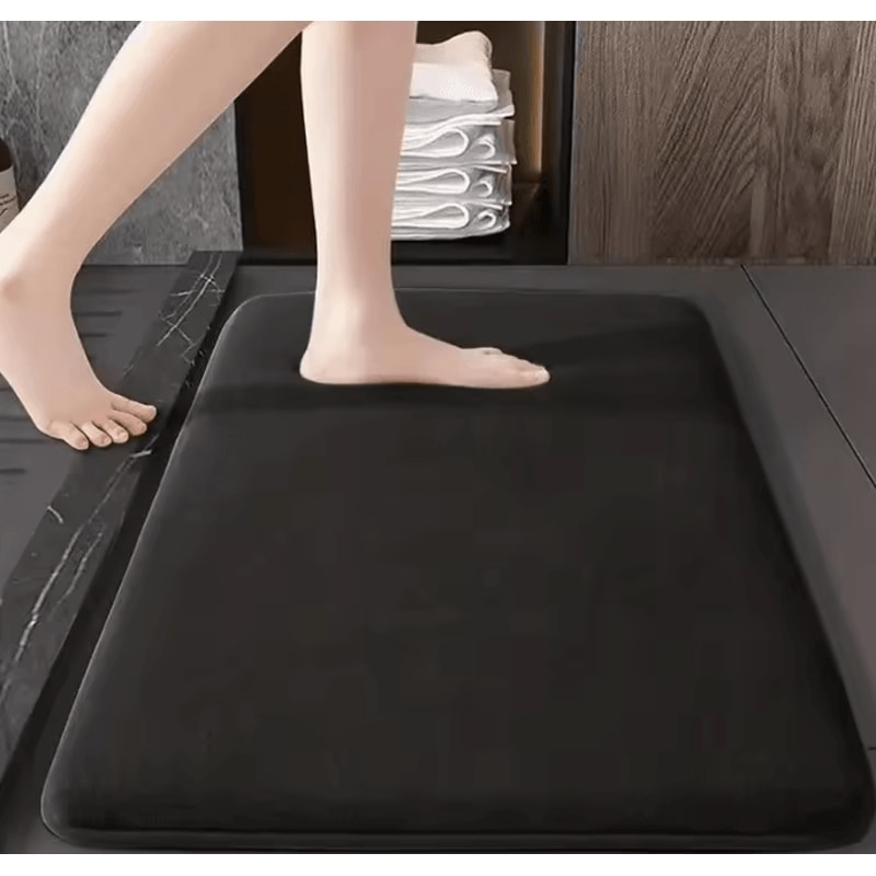 Absorbent Floor Mat Non Slip Bath Mat Anti Slip Coral Velvet Bathroom Floor Mat Door Mat Home Decor 5