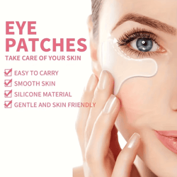 portable silicone eye patch – t-shaped skincare eye patch for overnight anti-wrinkle care