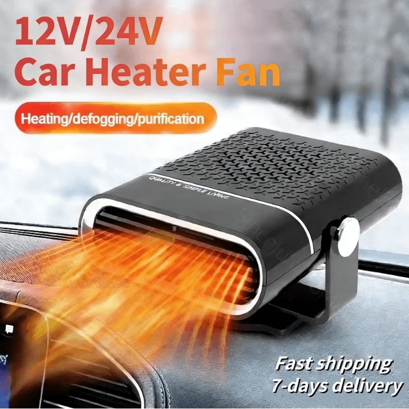 Portable 12V24V Car Heater Fast Heating Windshield Defogger Defrost Fan 0