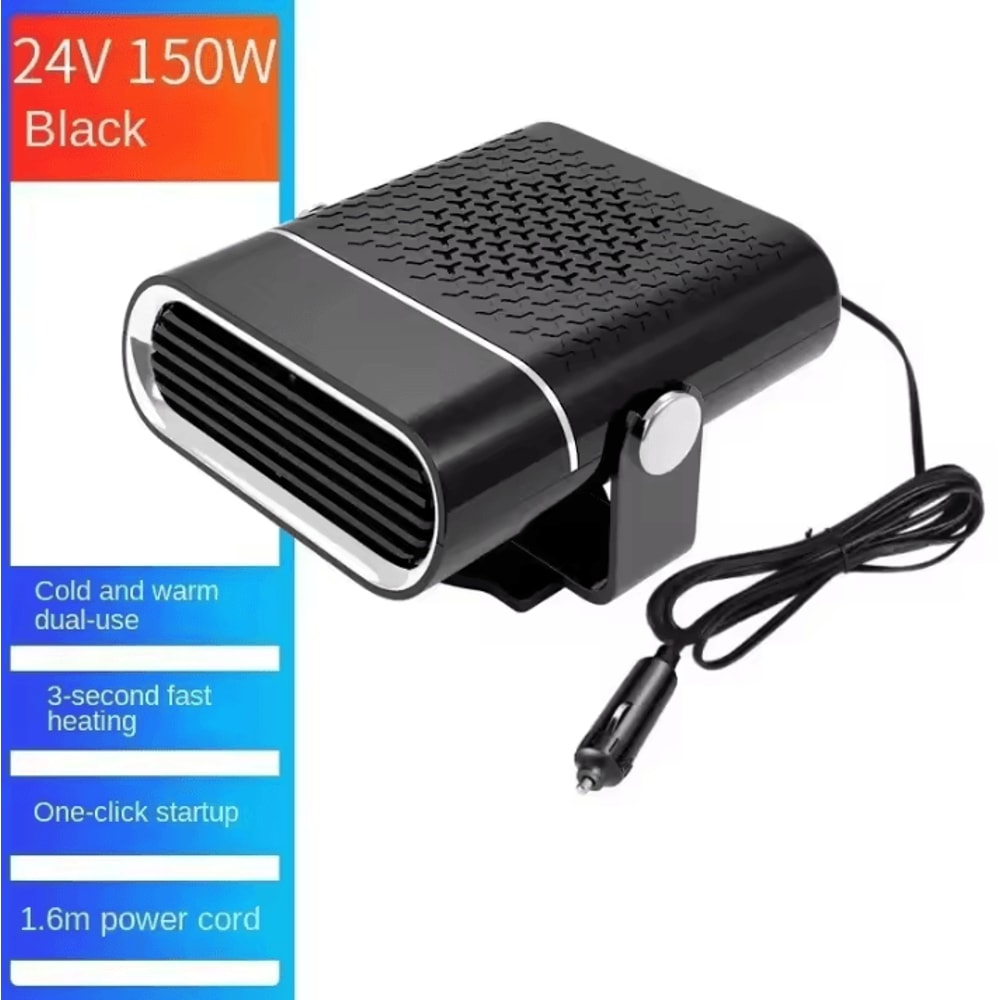 Portable 12V24V Car Heater Fast Heating Windshield Defogger Defrost Fan 8