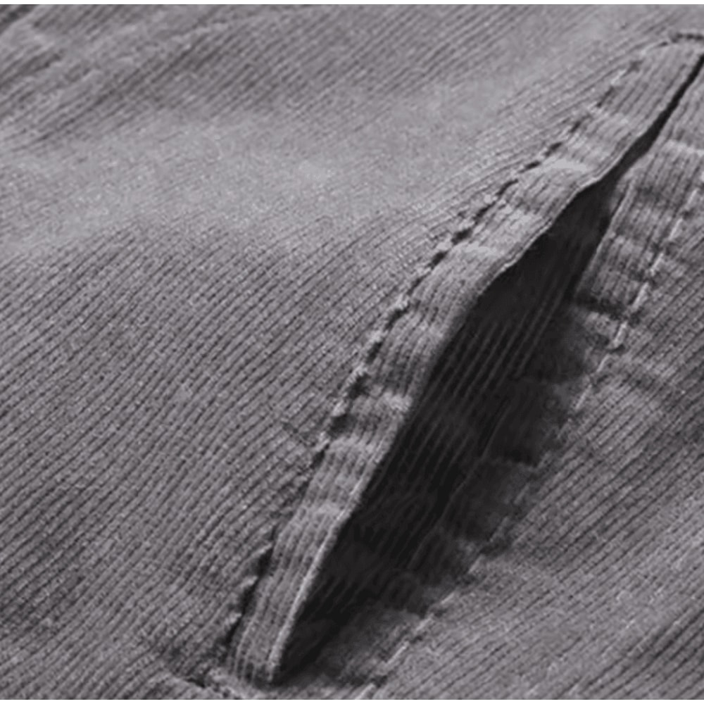 Korean Fashion Mens Winter Jacket Warm Casual Parka With Plush Velvet Corduroy 4